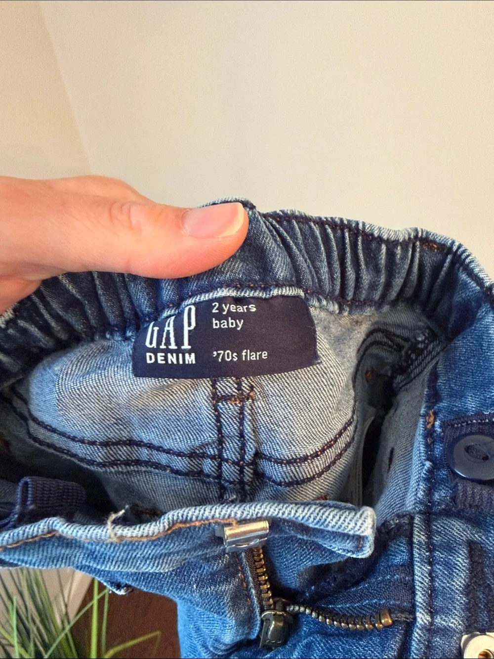 GAP Baby 70s Flare Jean- Medium Blue Wash 2T